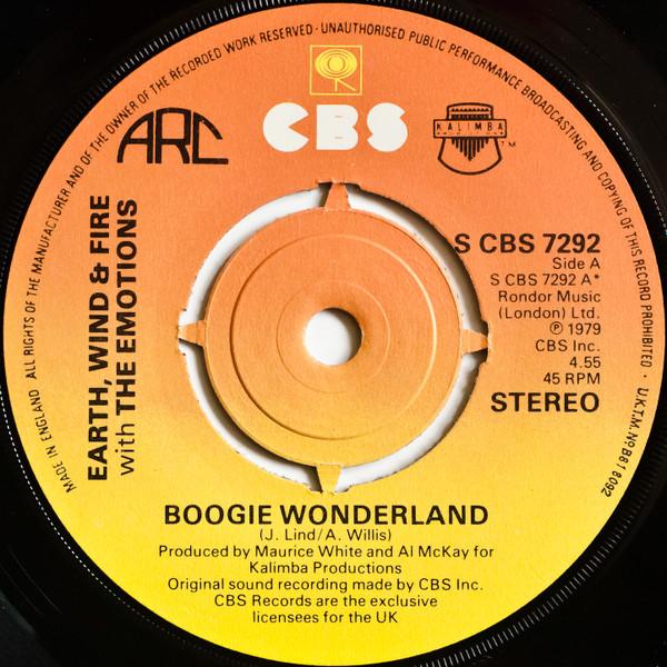 

7inch Record EARTH, WIND & FIRE, THE EMOTIONS - Boogie Wonderland SCBS7292 CBS 1979 UK Soul/Funk Used