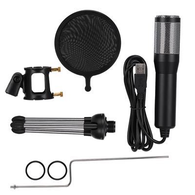 USB Plug and Play Driver Free Home Desktop Condenser Microphone for Computer Conference
