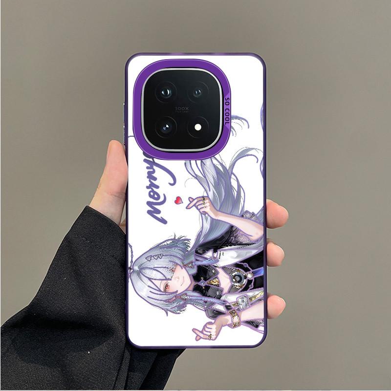 For IQOO 15 Ultra/15R/13/Z11/Z10/Z9 Turbo "Lynae" Hard Back Soft Border Phone Case/ IQOO Neo 11/Neo 10 Z9 Turbo Z10X Neo 9 Pro Shockproof IQOO Cover