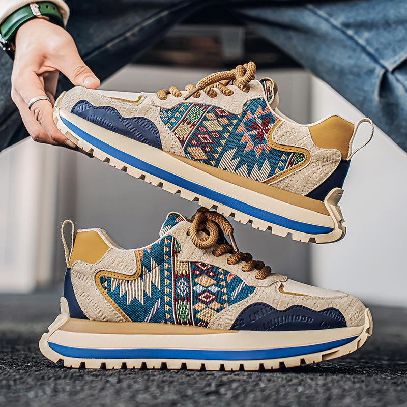 22 autumn new sports canvas shoes thick-soled height-increasing adolescent dad shoes