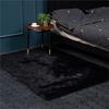 Nordic Style Plush Living Room Carpet - Cute Full Coverage Imitation Wool Rug for Bedroom & Sofa Area.