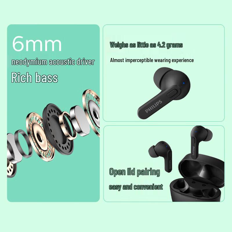 Philips TAT2206 True Wireless Sport Earbuds