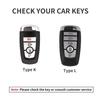 4 5 Buttons Leather Car Key Case Cover for Ford Fusion Mustang Edge Explorer Focus F150 F250 F350 F550 Escape for Lincoln Mondeo