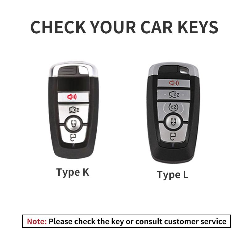 4 5 Buttons Leather Car Key Case Cover for Ford Fusion Mustang Edge Explorer Focus F150 F250 F350 F550 Escape for Lincoln Mondeo