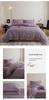 100-Piece Luxury Cotton Satin Bedding Set – Solid Color Duvet Cover with Xinjiang Long-Staple Cotton Sheets.