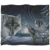 Wild Wings Midnight Wolves 2 Silky Supersoft Blanket