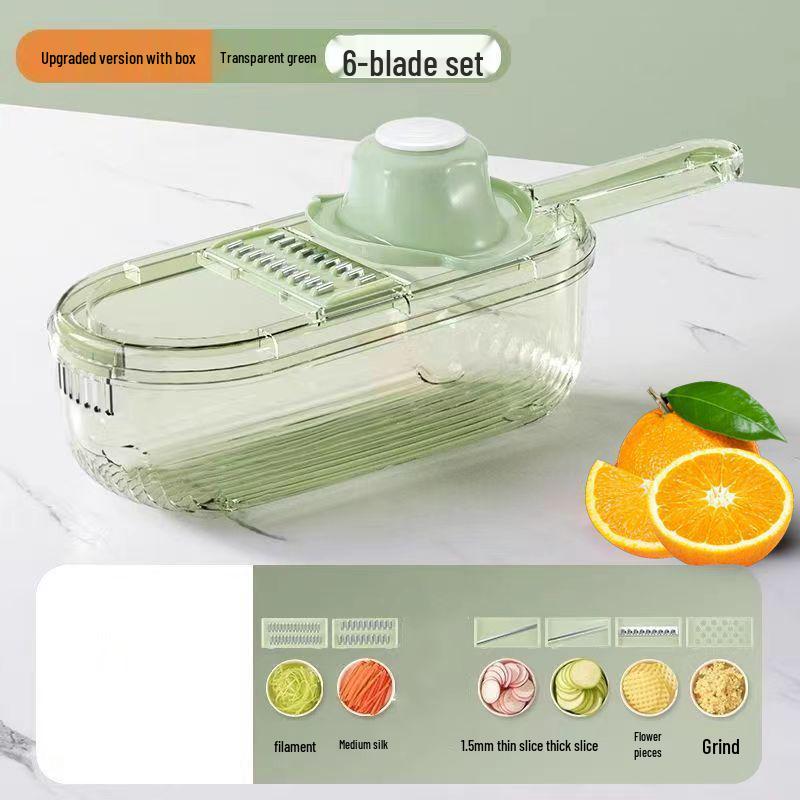 Multifunctional Vegetable Slicer & Grater with Hand Protector