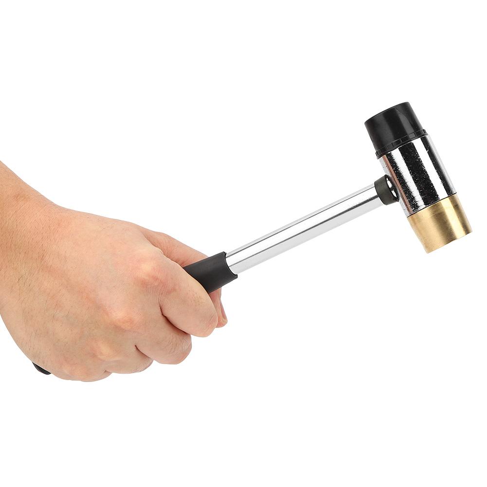 Black Guitar Plastic Hammer Brass and Rubber Head Ukulele Musical Instrument Accessories