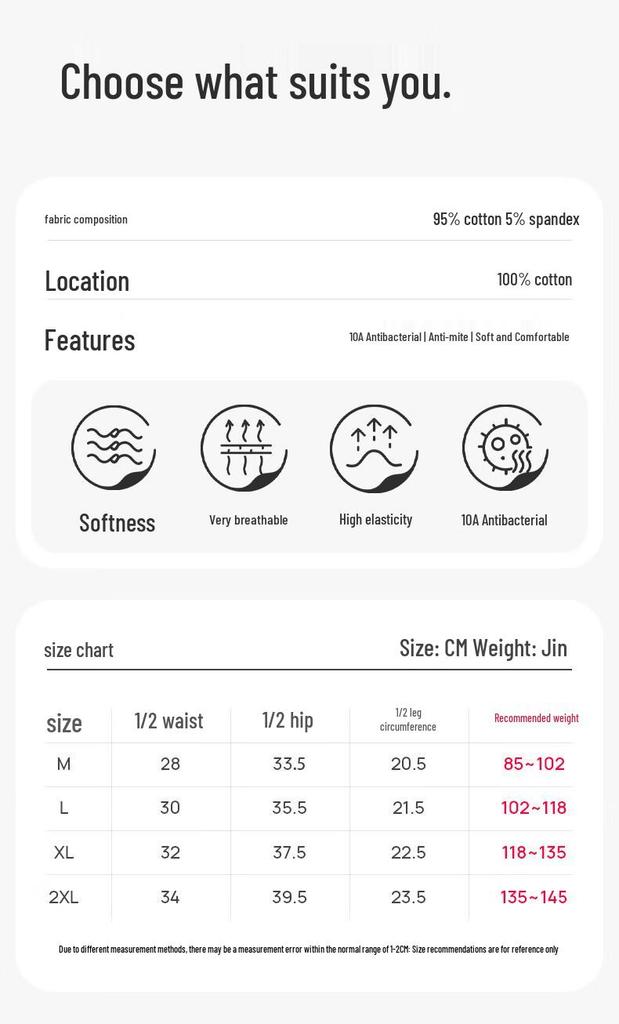 Fenteng Women's Antibacterial Pure Cotton Mid-Waist Briefs