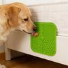 7.9" Lick Mat For Dogs Cats Slow Feeder Licking Pad With Strong Suction Cups For Anxiety Relief Boredom Reducer Training