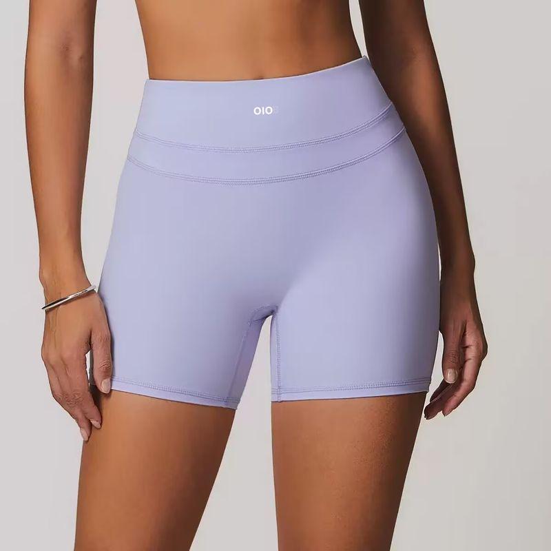 Oiob Three Points Buttock Lifting Yoga Shorts Women's High Waist Slimming Nude Feel Running Fitness Tight Jump Rope Sports Pants