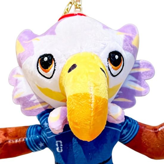 Mascot Plush Keychain FIFA Memorabilia Plush Soft Stuffed Animal Cute Soccer-Themed