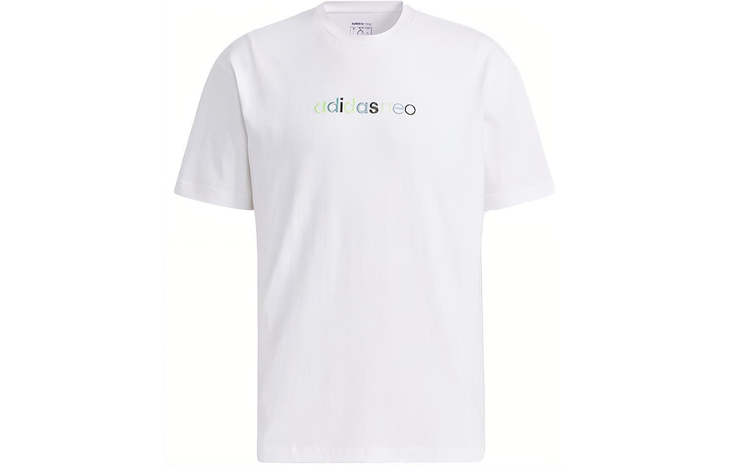 Adidas Neo T Shirts Men s White Crew Neck Moderate GP4826 XL