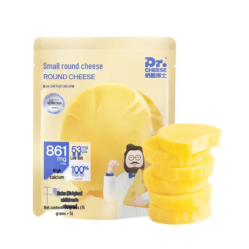 Dr.Cheese Baby Low-Salt High-Calcium Round Cheese Sticks