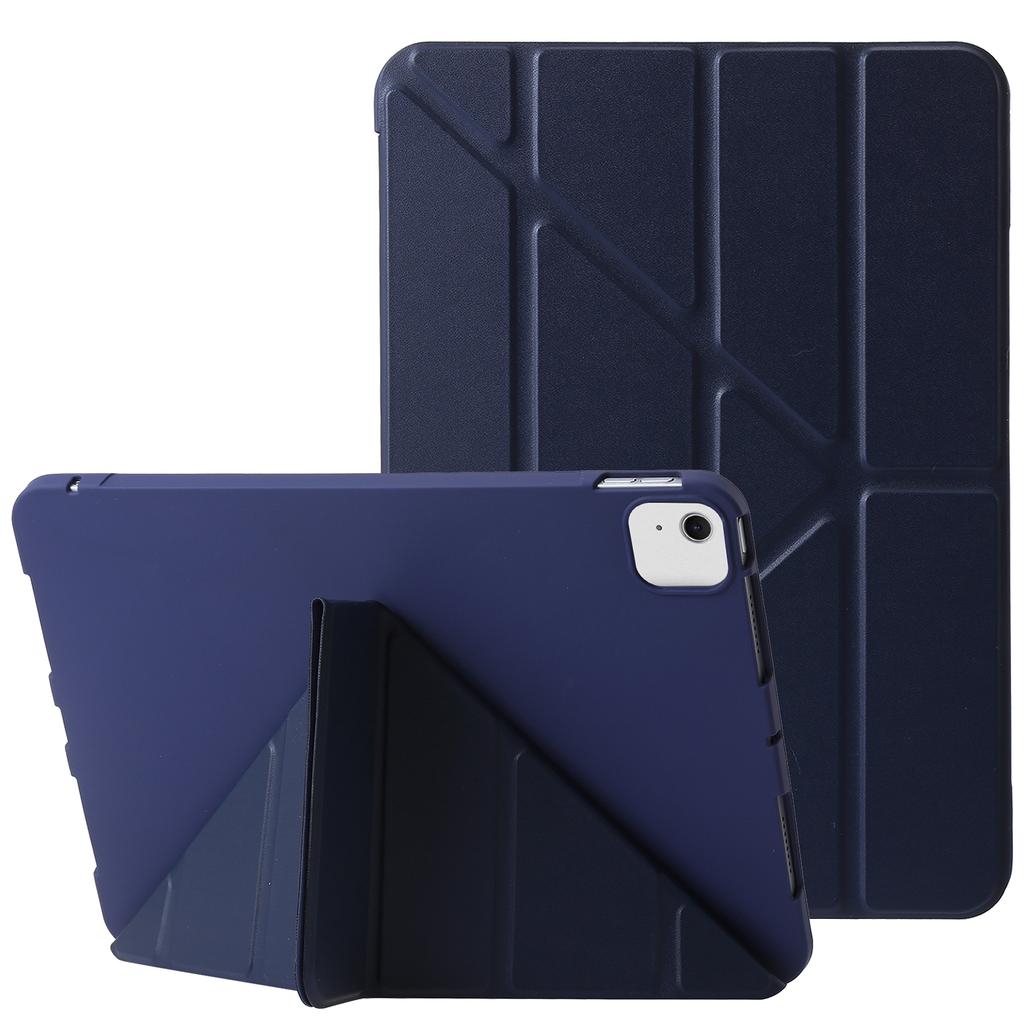 Für iPad Air 13 (2025)/(2024) Hülle Origami Ständer PU-Leder+Silikon Tablet-Hülle mit Auto Sleep/Wake