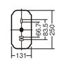 Panasonic LED Porch Equivalent To One Light FreePa with Brightness 274mm LGWC80240LE1 [Construction Required] Light, 60-type Bulb, Sealed, Rainproof,