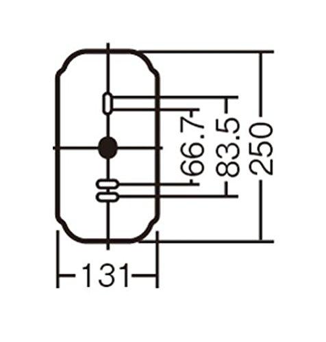 Panasonic LED Porch Equivalent To One Light FreePa with Brightness 274mm LGWC80240LE1 [Construction Required] Light, 60-type Bulb, Sealed, Rainproof,