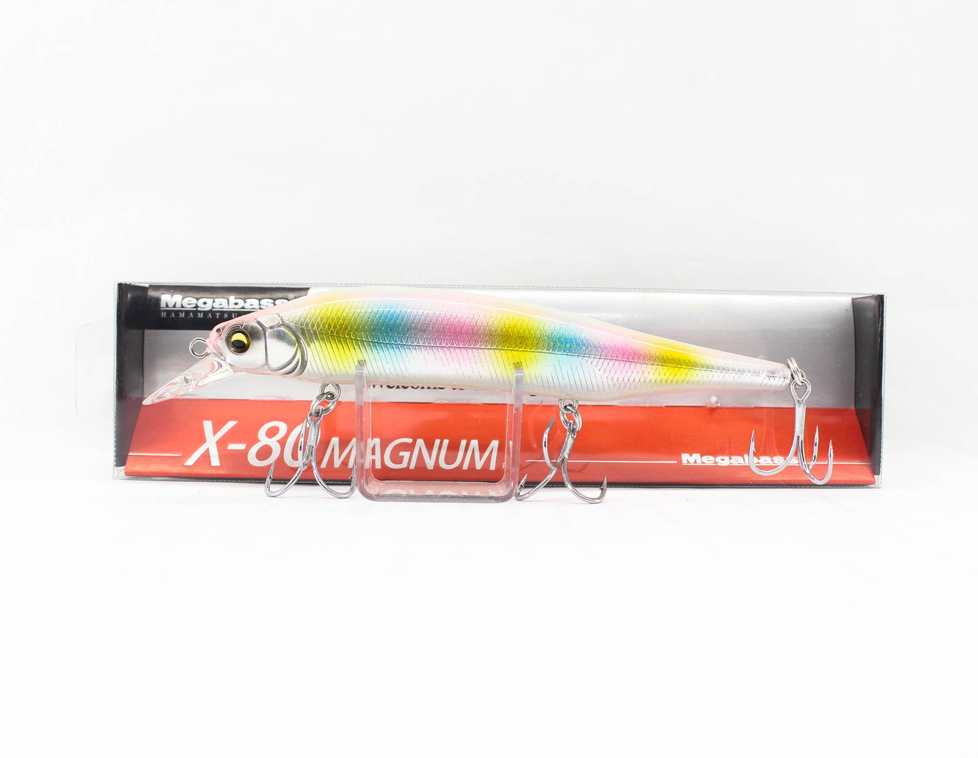 

Тонущая приманка Megabass X-80 Magnum GG Rainbow (7079)