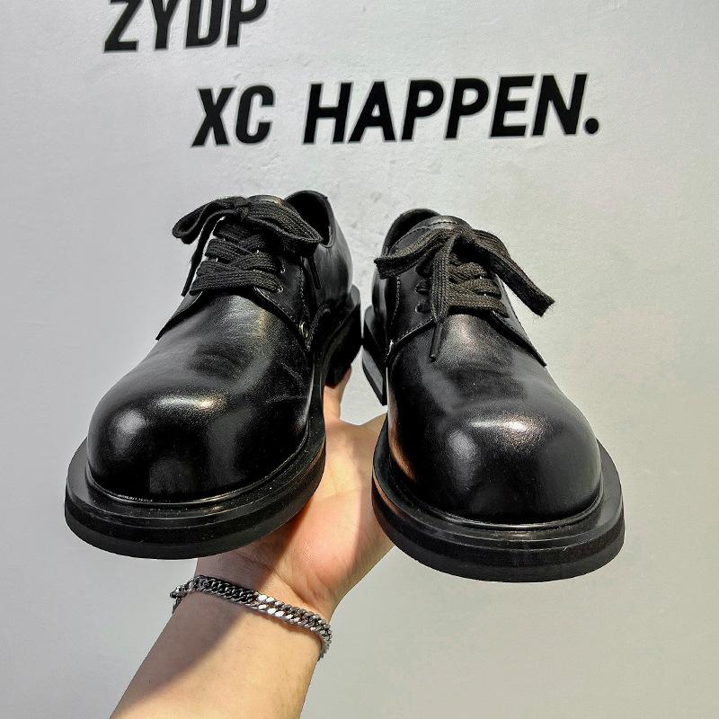 Vintage derby boty pánské boty nízké Martin přílivové boty pracovní boty britský styl muffin platforma ležérní boty 44332-A