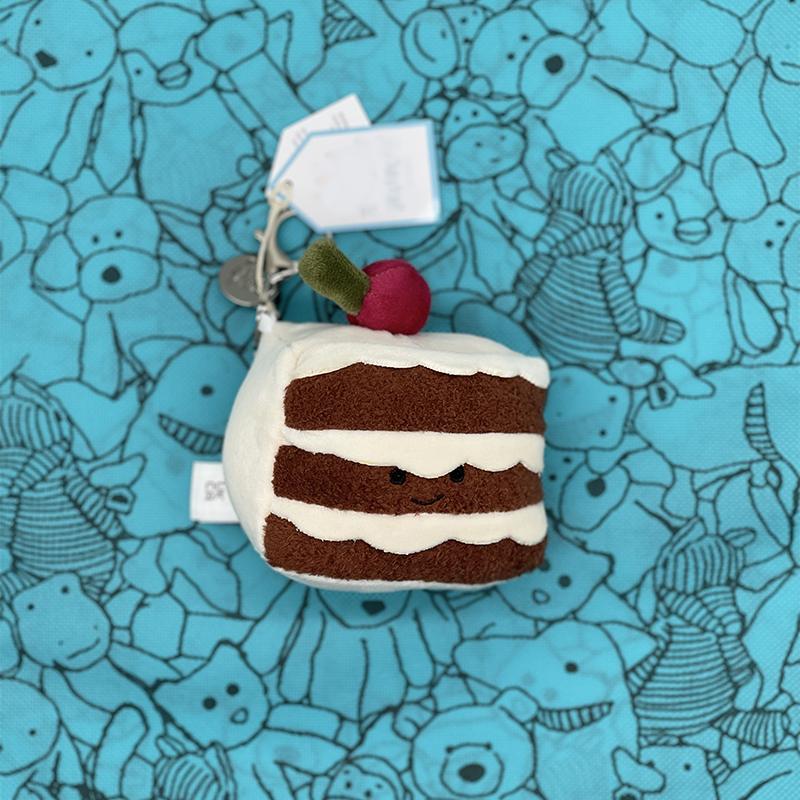 Neuer Schneemann JC Marshmallow Plüschtier, Kleiner Kirsch-Anhänger, Kleine Schildkröte Plüschtier, Croissant, Kleiner Pinguin JC Taschenanhänger