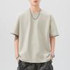 260g Heavy Short-sleeved T-shirt for Men's Summer New Loose Round Neck Five-point Sleeve T-shirt Pure T-shirt