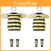 Bee And Ladybug Costume Set With Wings For Childrens Halloween Cosplay Party Fun