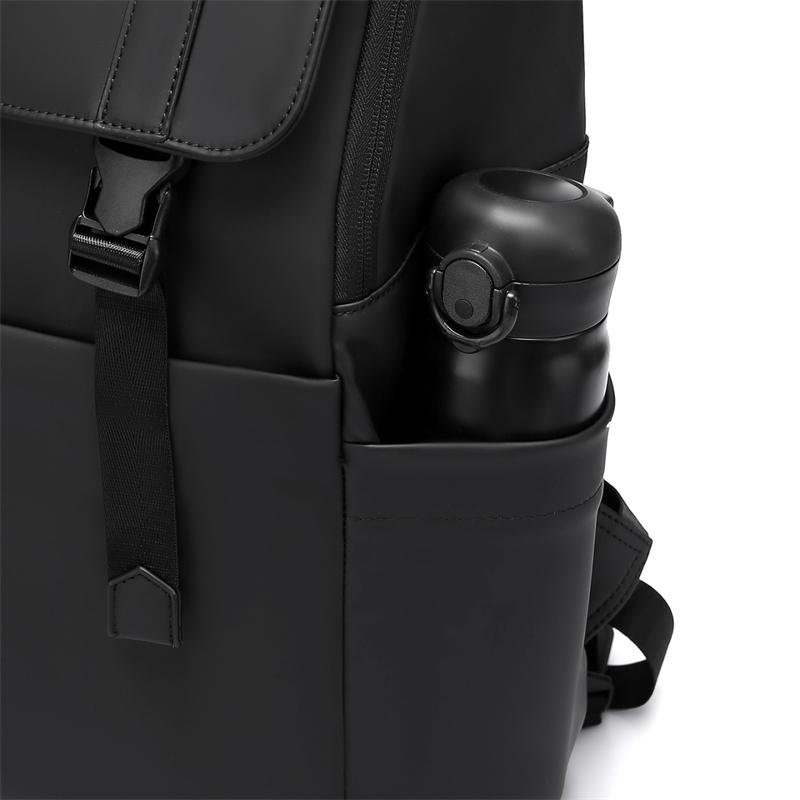 Unisex Laptop Backpack Waterproof Casual Daypack with Flap and Buckle Closure