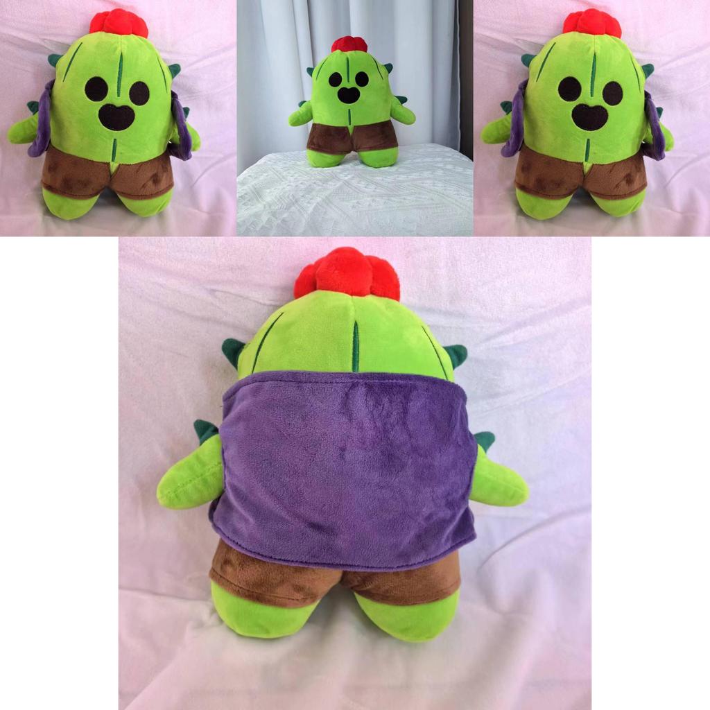 Mignon Cartoon Peluche Sauvage à Pointes Poupée Léon Héros Cactus Peluche Transfrontalière