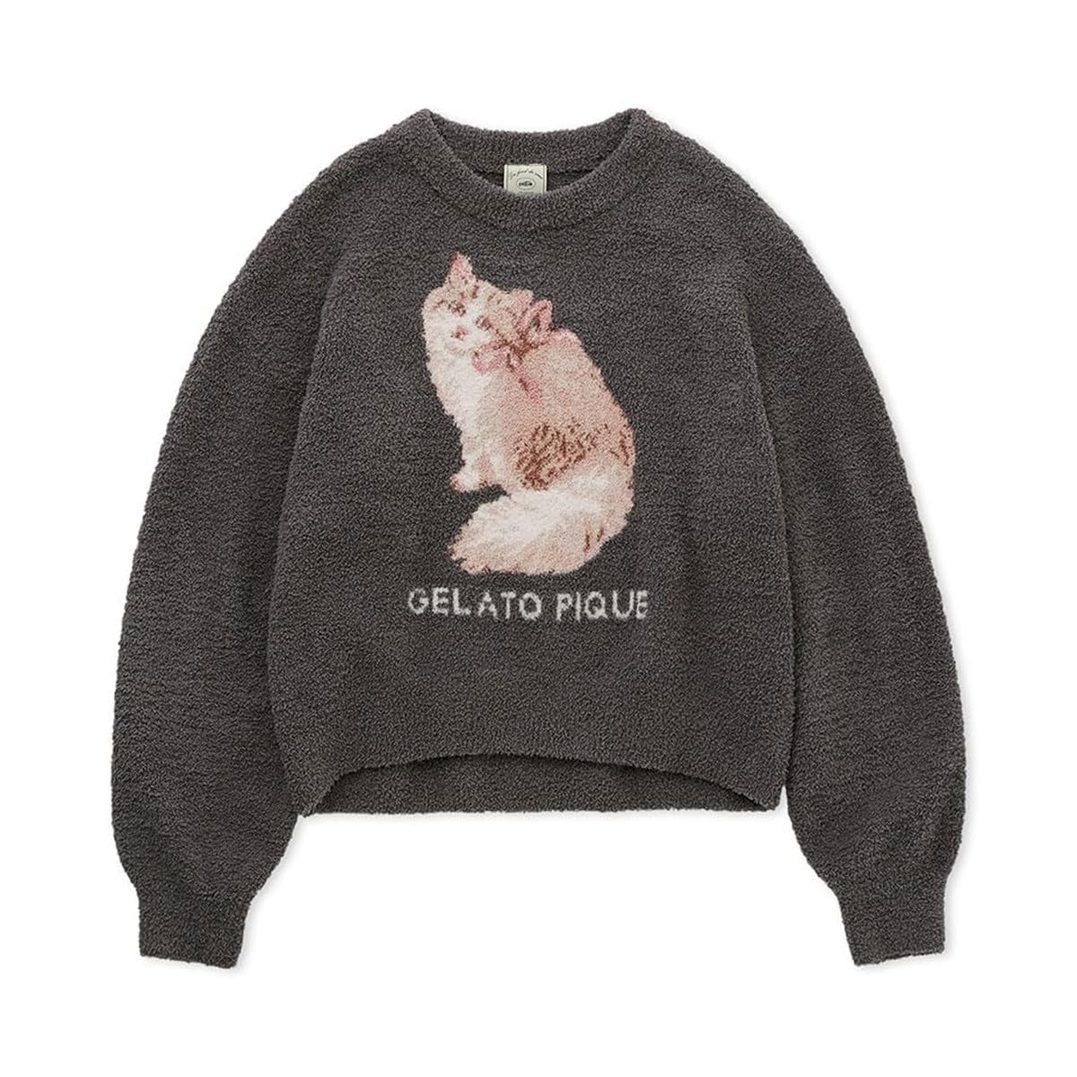 

Gelato Pique Baby Moco CAT Jacquard Pullover Pajamas Free Women s (GY-Gray, Size)