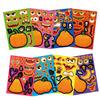 Non-Toxic 8 Sheets Halloween Pumpkin Stickers Cartoon Cute Collage Decoration Children'S Toys Mobile Skateboards Waterproof Pvc Stickers