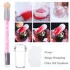 4pcs Nail Art Stamping Plate Flower Lace Patterns Image Stencil Stamper Gradient Nail Brush Nail Set Template Tools LYBC01-20-2