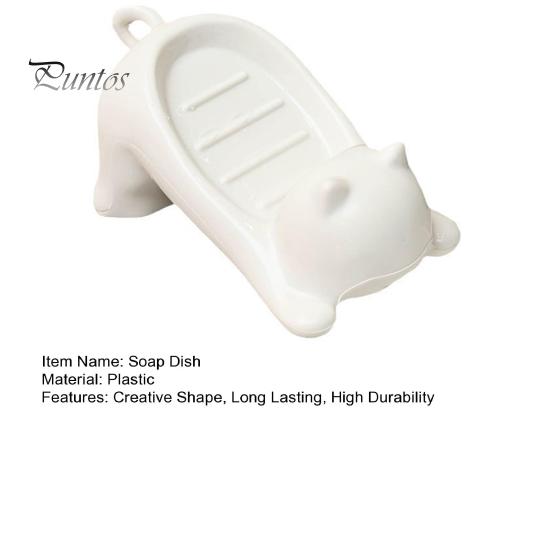 1/2 Stück Badezimmer-Seifenhalter, rutschfestes Design, schnelle Entwässerung, entzückende Katzen-Seifenschale, leicht zu reinigen, Seifensparer