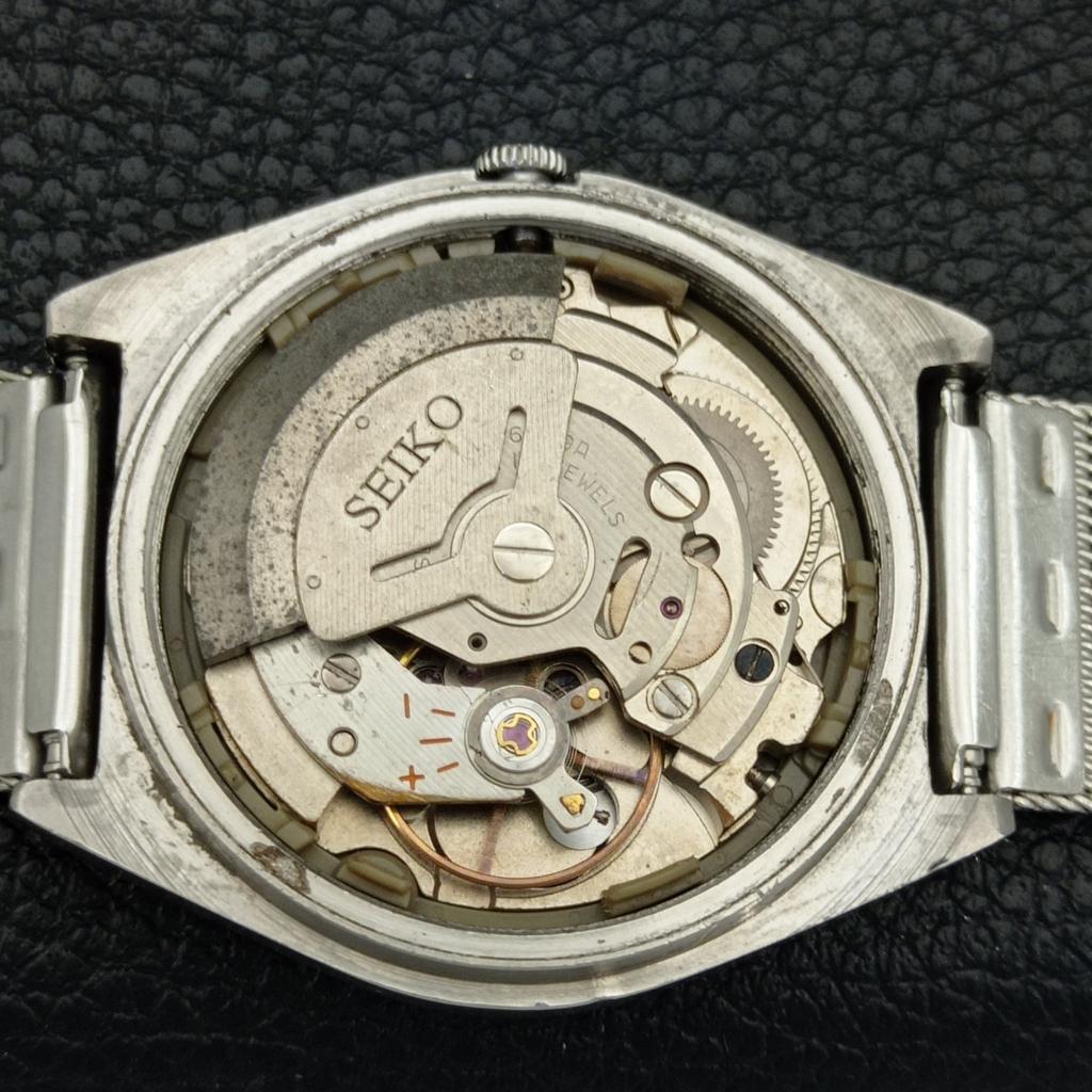 Seiko 5 AUTOMATIC JAPAN 6309A MENS VINTAGE BLUE COLOR DIAL WATCH A702615-1 R209-a702615