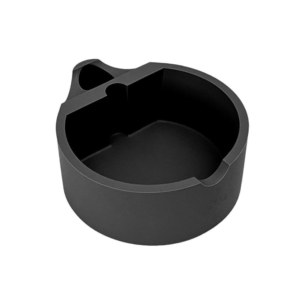 

Silicone Knock Coffee Slag Box 1L Capacity Coffee Grounds Container Portafilter Use чёрный