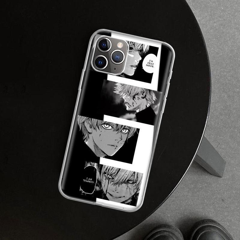 Anime Tokyo Ghouls Terror Phone Case Cover For iPhone 11 12 13 Mini 14 15 Plus 16 Pro Max 17 Air 7 8 + SE Art Customized Fundas