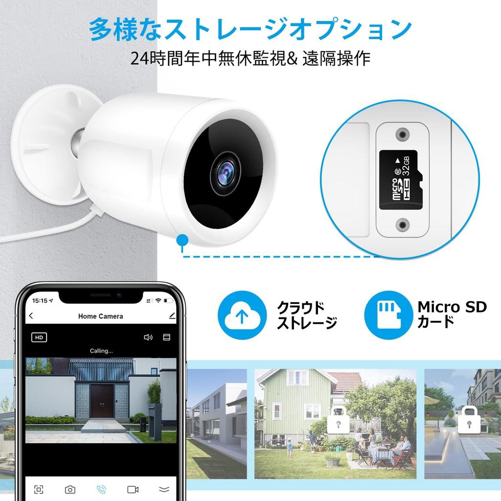 Littlelf Sicherheitsnetzwerk IP-Überwachung Drahtlos 2 Bewegung Nachtalarm Weit Fernzugriff IP65 Micro-SD-Karte Aufnahme Kamera, Kamera, Kamera, Kamera,