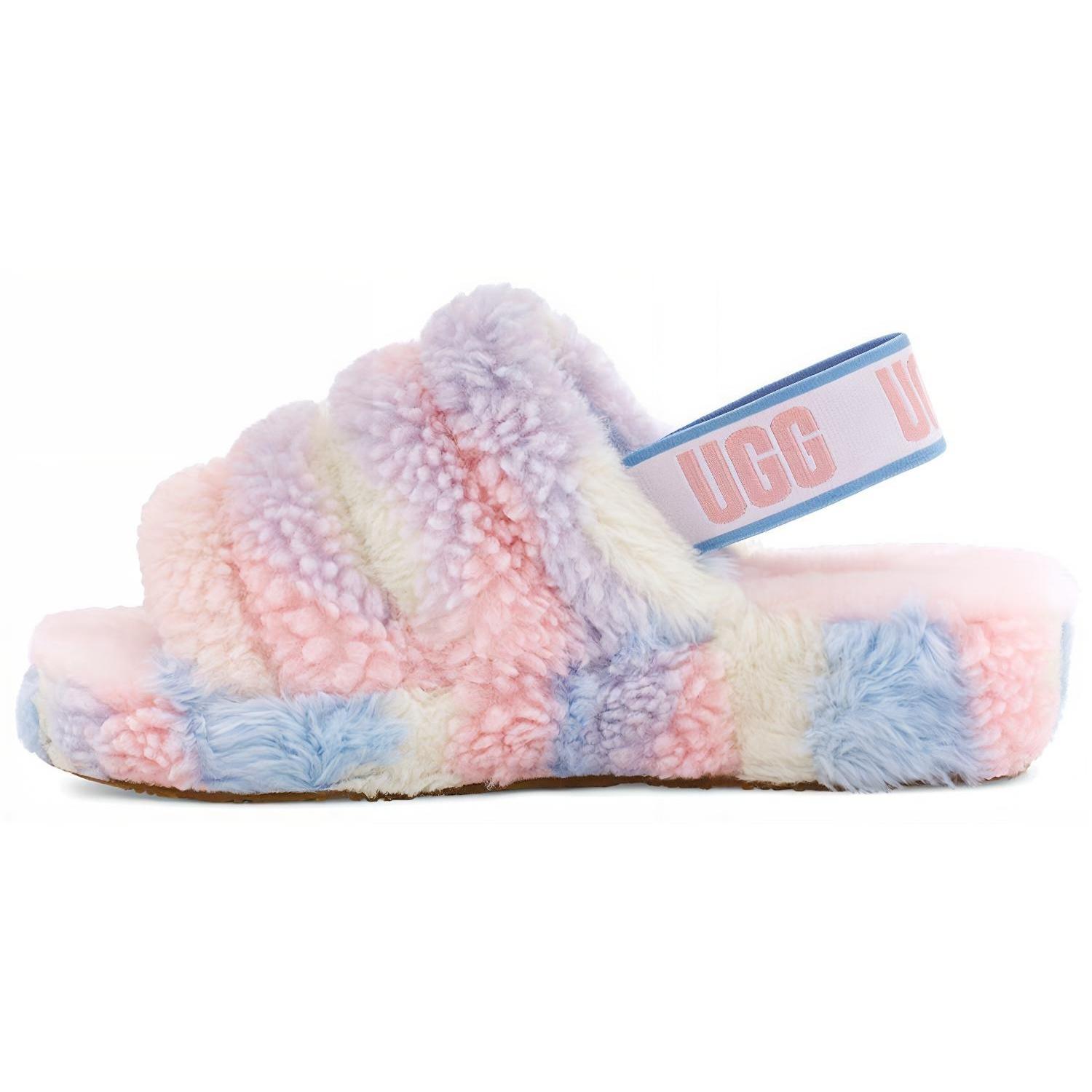 (WMNS) UGG Fluff Yeah Slide Cali Collage Women s 1120070-PSTR EU 36