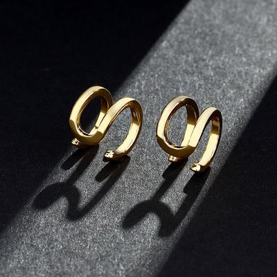 Korean Version of Fashion Temperament, No Ear Piercings, Double-line Bare Body Ear Clips, Female Bone Clips