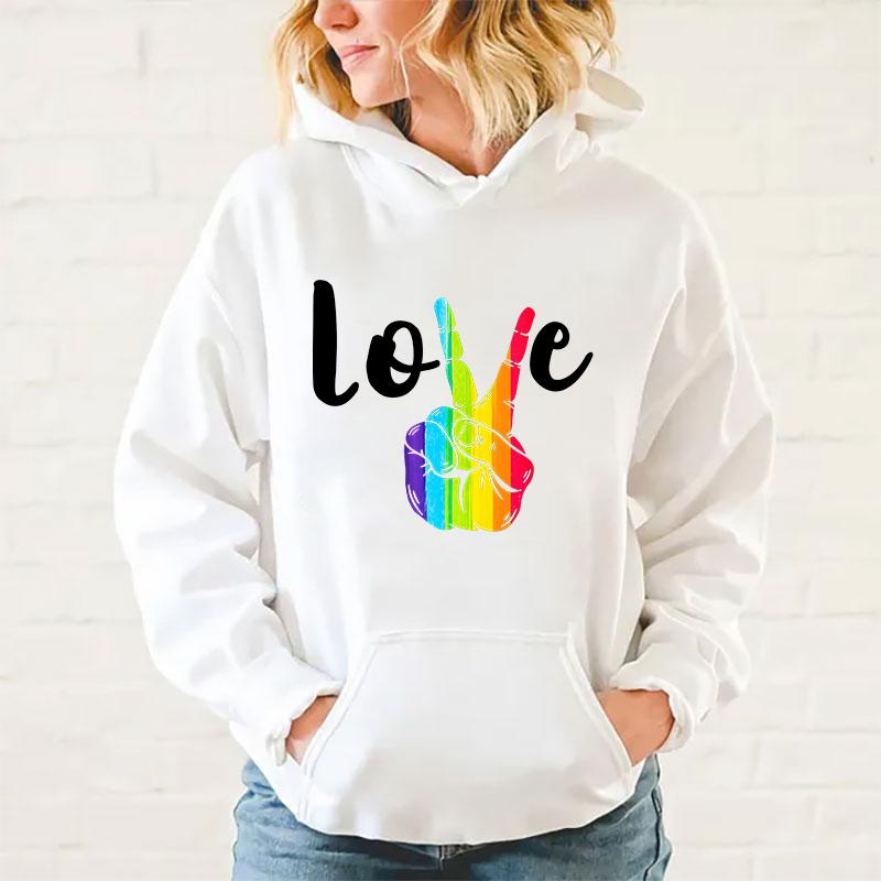 Y2k Hoodies Fashion Hoodies Funny Lgbt Love Hoodie Harajuku Sweatshirts Women Long Sleeve Clothes
