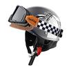 Cycking Japanese Vintage Half Helmet Open Motorcycle Helmet Scooter Skateboarding