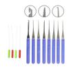 12Pcs Lock Pick Set Locksmith Supplies Broken Key Auto Extractor Remove Hooks Stainless Steel Diy Hand Tools Hardware