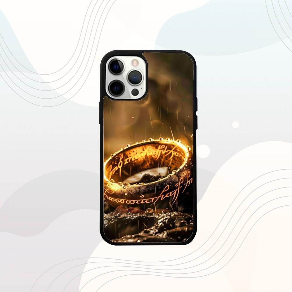The L-Lord of the R-Rings Phone Case For iPhone 16e,16,15,14,13,12,11,Plus,Pro,Max,Mini Magsafe Magnetic Wireless Charging