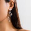 Design Sense Irregular Long Tassel Drop Earrings for Women Hip Hop Vintage Gold Color Dangle Earring Party Jewelry Accessories