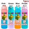 750ml Roblox Cartoon Large Capacity Gradient Color Straw Bottle Camping Drinking Tools Student Game Periphery Plastic Sports Cup
