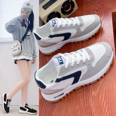 Trendy korejská verze bot Forrest Gump Dámské jarní Nové boty ze síťoviny pro volný čas Studentské sportovní boty Trendy boty na prkno