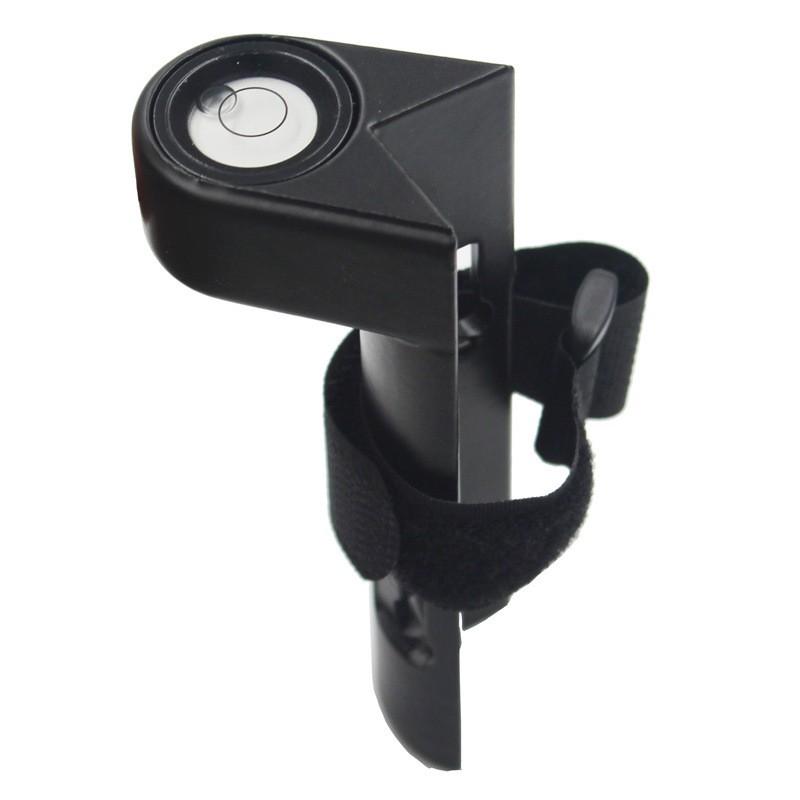 Right-angle Spirit Level Bubble Assembly Strap Buckle Optical Portable Leveler for Centering Rod Carbon Fiber Pole