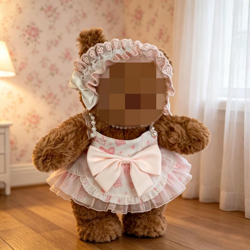[Cloth Only] the Princess Style Clothes for 28cm  Doll, Spring New Princess Dress Pearl Strappy Chiffon Dress.