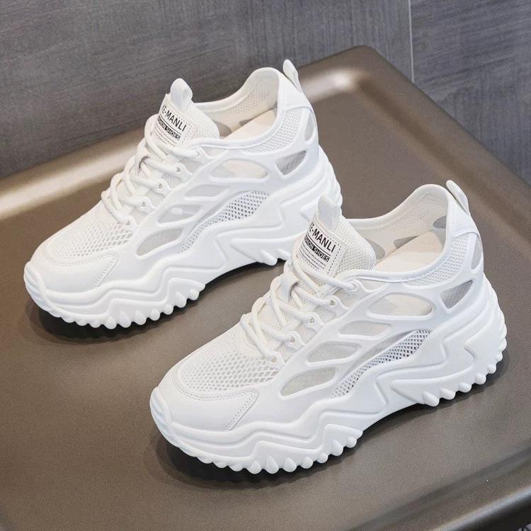Summer heightening women's shoes mesh breathable mesh shoes 2026 new platform sandals women's summer