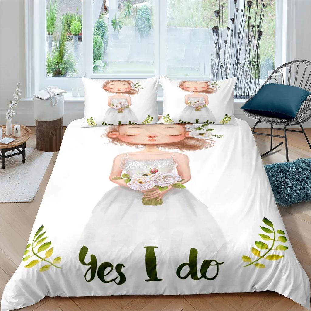 Entzückend Süß dol Litle Girl Warme Deckenhülle Weißer Hintergrund sof Mikrofaser Weiche Bettbezug + Kissenbezüge Bettwäsche Sets für Schlafsaal Einzel
