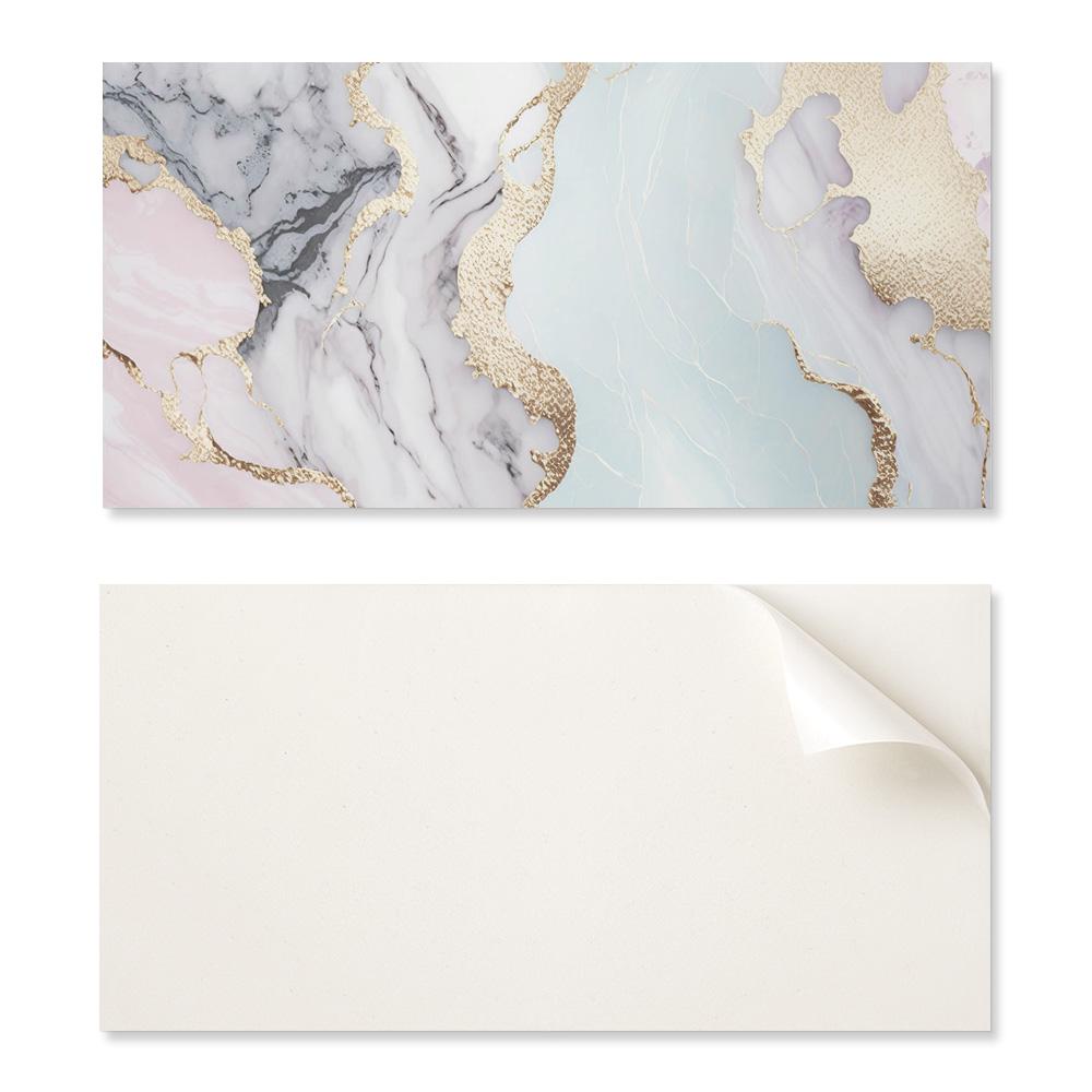 Dekoracyjny Panel Winylowy Samoprzylepny - Do Przedpokoju 120X60 Cm Abstrakcyjny Wzór Marmuru